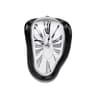 Surreal Melting Wall Clock  Distorted Roman Numeral Quartz Timepiece For Shelf Mantel Home  Garden  6