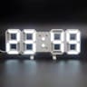 3D LED Digital Wall Clock  Remote Control Alarm Clock With Temperature Date Display Night Light For 7