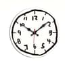 12 In Silent Graffiti Wall Clock  Modern Cartoon Number Round Hanging Clock For Bedroom Office  Liv 8