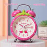 Strawberry Kids Alarm Clock  Quiet Quartz 512 In Desk Clock With Night Light For Childrens Bedroom  8