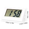 Compact Digital Desk Clock  Battery Operated Mini Silent Alarm Clock With Clear Display For Bedroom 8