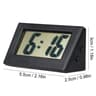 Compact Digital Desk Clock  Battery Operated Mini Silent Alarm Clock With Clear Display For Bedroom 6