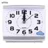 Large Number Quartz Alarm Clock  Compact Bedside Table Clock For Bedroom Desk Shelf Home Decor Whit 7