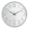 8 In Nordic Silent Wall Clock  NonTicking 3D Number Modern Decorative Clock For Living Room Bedroom 8