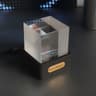 Smart Crystal Cube Weather Station  Mini Digital Desktop Clock With WiFi Forecast GIF Animations  P 6
