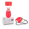 Mini LED Projection Digital Clock  Portable Ceiling Wall Time  Date Display Keychain Lamp For Kids  8