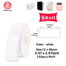 Thermal Label Paper  SelfAdhesive Inkless Sticker Rolls For M1 D110 P12 P15  P50 Printers Home  Off