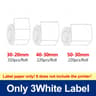 Mini Label Printer  Bluetooth Inkless Barcode  Price Sticker Maker Via WePrint App For IOS Android