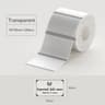 Transparent Thermal Labels  Round  Square Adhesive Stickers For B21 B1 B203  B3S Printers For Home