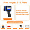 Handheld Inkjet Printer  CL05P Detachable TIJ Coder For QR Codes Barcodes Batch Numbers Expiry Date