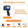 Handheld Inkjet Printer  CL05P Detachable TIJ Coder For QR Codes Barcodes Batch Numbers Expiry Date