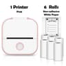 Mini Sticker Printer  T02 Bluetooth Inkless Photo  Note Printing For IOS Android DIY Journals And S