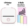 Mini Sticker Printer  T02 Bluetooth Inkless Photo  Note Printing For IOS Android DIY Journals And S