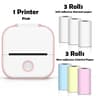 Mini Sticker Printer  T02 Bluetooth Inkless Photo  Note Printing For IOS Android DIY Journals And S