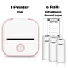 Mini Sticker Printer  T02 Bluetooth Inkless Photo  Note Printing For IOS Android DIY Journals And S
