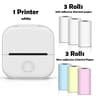 Mini Sticker Printer  T02 Bluetooth Inkless Photo  Note Printing For IOS Android DIY Journals And S