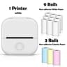 Mini Sticker Printer  T02 Bluetooth Inkless Photo  Note Printing For IOS Android DIY Journals And S