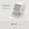 Thermal Label Roll  White Color  Transparent Adhesive Stickers For B1 B21 B3S  K3 Printers For Home