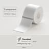 Thermal Label Roll  White Color  Transparent Adhesive Stickers For B1 B21 B3S  K3 Printers For Home