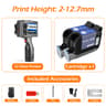1 In Handheld TIJ Inkjet Printer  Portable Coding Machine For Production Dates Expiry Dates Batch N