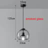 Modern Glass LED Pendant Lamp  Adjustable Hanging Chandelier For Living Room Dining Room And Kitche 6