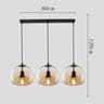 Modern Glass LED Pendant Lamp  Adjustable Hanging Chandelier For Living Room Dining Room And Kitche 11