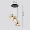 Modern Glass LED Pendant Lamp  Adjustable Hanging Chandelier For Living Room Dining Room And Kitche 14