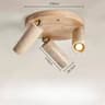 Natural Yellow Cave Stone LED Spotlight  Wood Ceiling Lamp For Living Room Restaurant Bar  Clothing 7