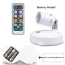 Mini Wireless LED Spotlights  2 Pack Remote Control Accent Lights With Dimming Timer And Adjustable 6