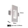 Recessed Gypsum LED Step Light  COB Embedded Stair Wall Lamp For Corridor Hallway  Indoor Decorativ 7