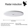 PIR Motion Sensor Ceiling Lamp  12 W Or 18W Automatic Night Lighting For Corridor Garage Stairs And 6