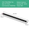Recessed Linear LED Downlight  10W 20W 30W COB Grille Ceiling Spotlight With High CRI For Indoor Ac 11