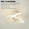 Modern LED Ceiling Light  20 W Simple Tricolor Lamp In Black Or White For Corridor Entryway Stairca 7