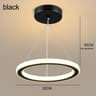 Modern LED Pendant Lamp  3 Color Hanging Ceiling Lamp In Gold Or Black For Bedroom Dining Room Aisl