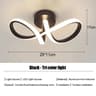 Modern 18W LED Lamp  Baked Enamel Light In Black White Or Gold With Warm Cool Or Tricolor For Bedro 6
