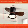 Ceiling Fan With LED Lights  Remote Control 3 Speed Reversible Fan With Dimmable Lighting For Bedro 7