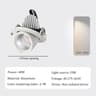 Recessed COB LED Downlight  360 Degree Adjustable Ceiling Spotlight With Driver For Living Room Off 9