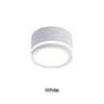 Nordic LED Downlight  Surface Mounted Aluminum Ceiling Spotlight In Black Or White For Living Room  7