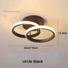 Modern LED Strip Ceiling Light  Minimalist 3 Color Lamp In Black White Or Gold For Living Room Aisl 6