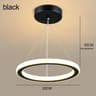 Modern LED Strip Ceiling Light  Minimalist 3 Color Lamp In Black White Or Gold For Living Room Aisl 9