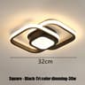 Modern LED Strip Ceiling Light  Minimalist 3 Color Lamp In Black White Or Gold For Living Room Aisl 11