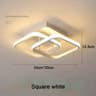 Modern LED Strip Ceiling Light  Minimalist 3 Color Lamp In Black White Or Gold For Living Room Aisl 14