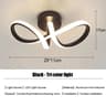 Modern LED Strip Ceiling Light  Minimalist 3 Color Lamp In Black White Or Gold For Living Room Aisl 18