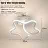 Modern LED Strip Ceiling Light  Minimalist 3 Color Lamp In Black White Or Gold For Living Room Aisl 19