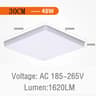 Square LED Ceiling Light  Neutral White 18 W To 48W Lamp For Bedroom Kitchen Living Room And Indoor 9