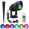 10W RGBW Indoor Spotlight  Color Changing Dimmable Uplight With RF Remote For Artwork Plants And De 6