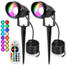 RGBW Landscape Light  Color Changing LED Outdoor Spotlight With RF Remote And IP65 Protection For L 10