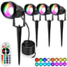 RGBW Landscape Light  Color Changing LED Outdoor Spotlight With RF Remote And IP65 Protection For L 11