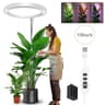 10 In LED Ring Grow Light  Full Spectrum Height Adjustable Plant Lamp With Daily Timer  9 Dimming L 8