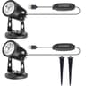 Indoor LED Accent Spotlight  Dimmable Uplight With Timer 3 Color Modes And 270 Degree Head For Plan 12